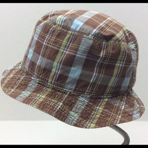 Reversible Plaid Bucket Hat Unisex